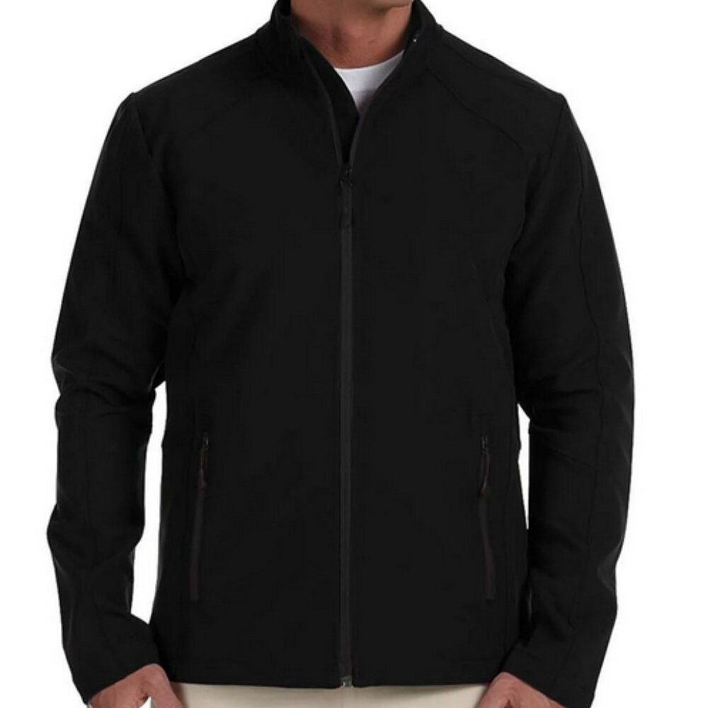 Devon & Jones Men's Doubleweave Tech-Shell Duplex Jacket D945, Black XL